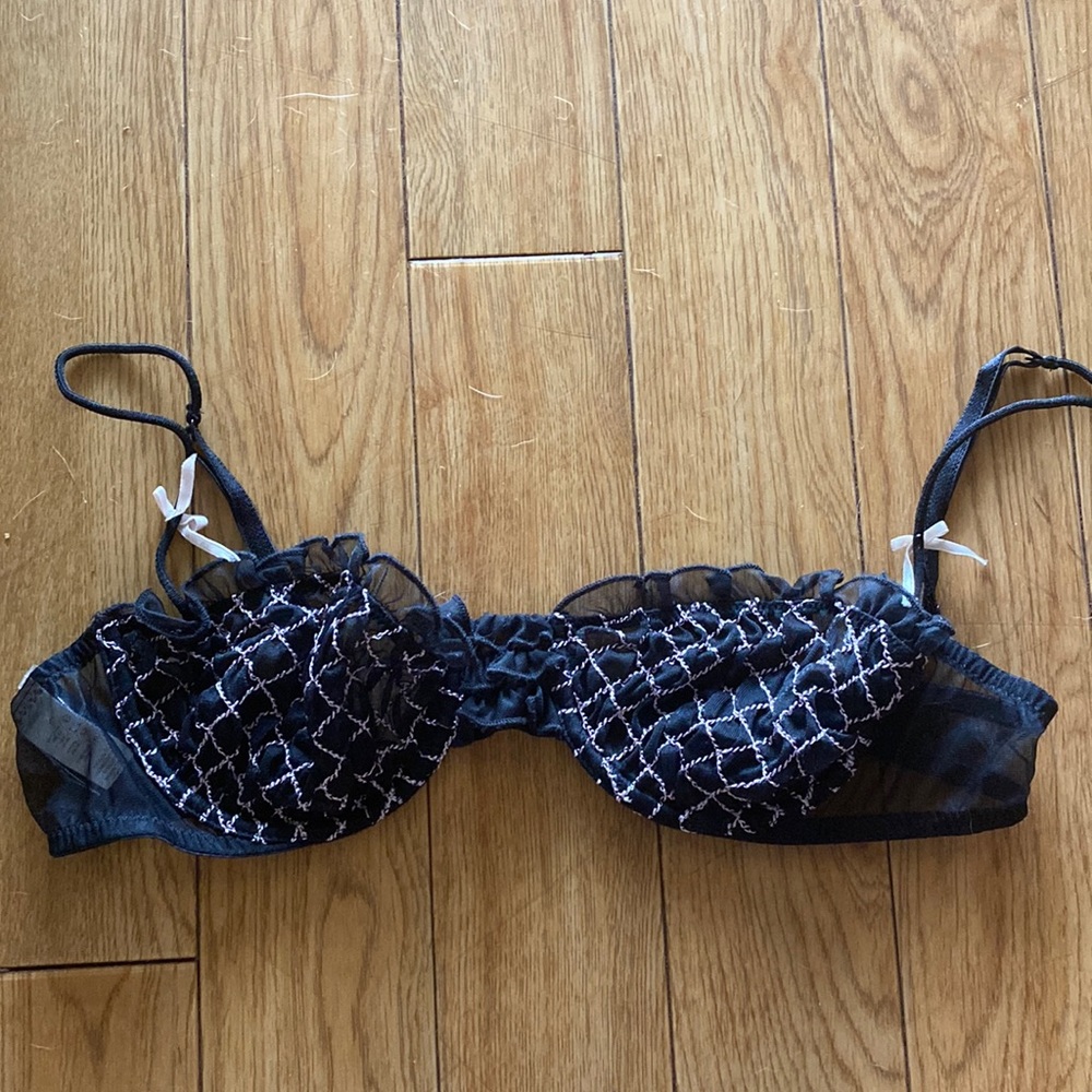 La Perla Black Label Mesh Bra 34